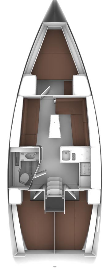 Pronájem jachty v Gouvia -Bavaria Cruiser 37 na Samboatu