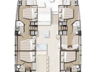 Pronajmout si Bali Bali 5.4 - 6 + 1 cab. v Road Town