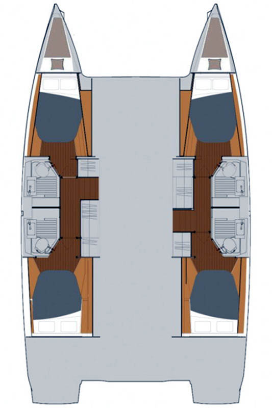 Pronájem Katamarán v Donji Seget -Fountaine Pajot Astrea 42