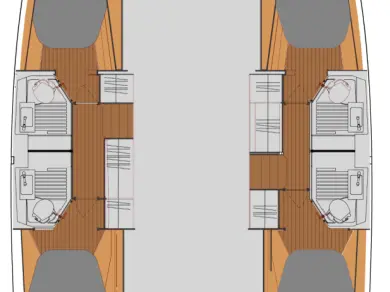 Pronájem Katamarán Fountaine Pajot s licencí