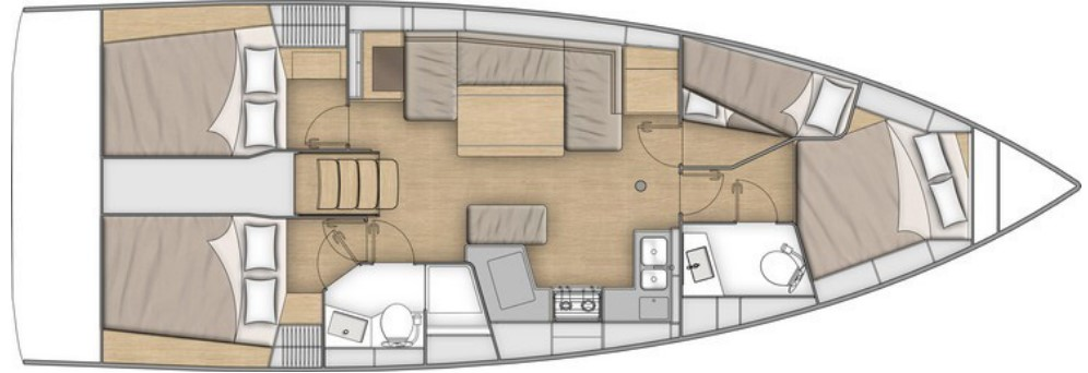 Pronájem lodi Bénéteau Oceanis 40.1 v Donji Seget na Samboatu