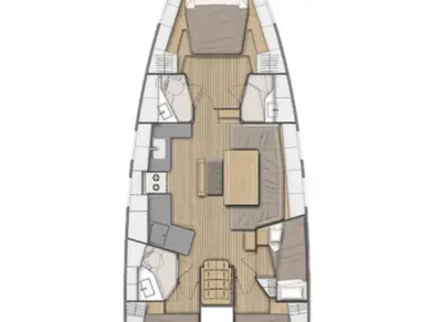 Pronajmout si Bénéteau Oceanis 46.1 v Donji Seget