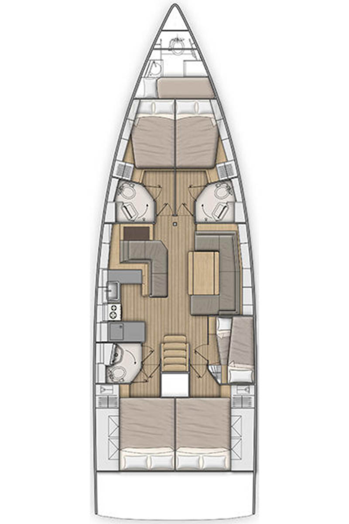 Pronájem jachty v Marmaris -Bénéteau Oceanis 51.1 na Samboatu
