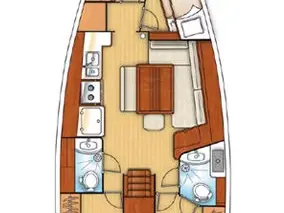 Pronajmout si Bénéteau Oceanis 43 v Eleusis