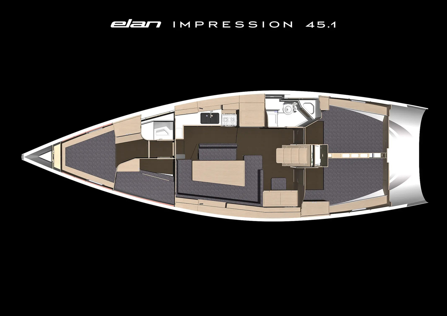 Pronájem Plachetnice v Izola -Elan Impression 45.1