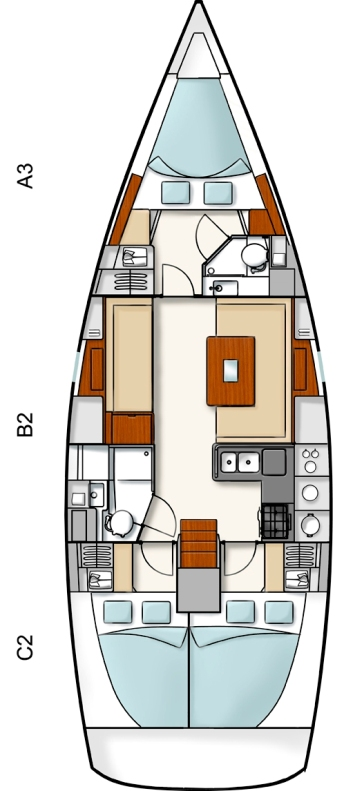 Pronajmout si Hanse Hanse 400 v Kos