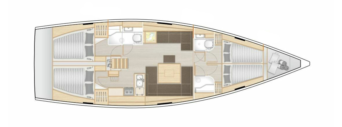 Pronajmout si Hanse Hanse 458 v Lavrio