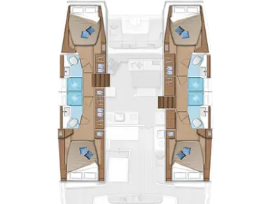 Pronájem lodi Lagoon Lagoon 46 v Rhodos na Samboatu