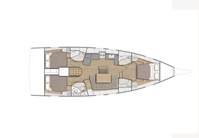 Pronájem lodi Rhodos lákavé ceny Oceanis 46.1