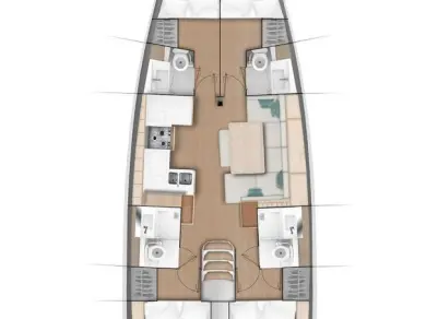 Pronájem Plachetnice Jeanneau s licencí