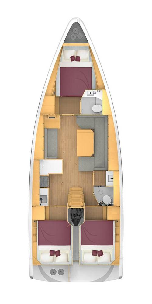 Pronájem Plachetnice v Punat -Bavaria Bavaria C42