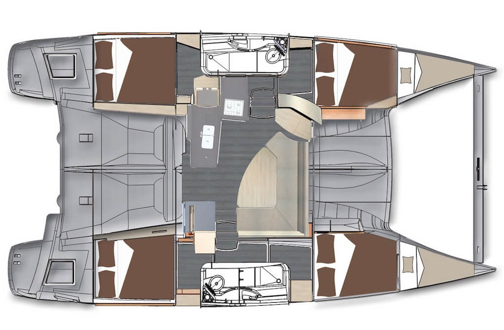 Pronájem jachty v Punat -Fountaine Pajot Lipari 41 na Samboatu