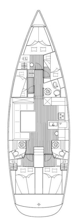 Pronájem lodi Murter-Kornati lákavé ceny Cruiser 51