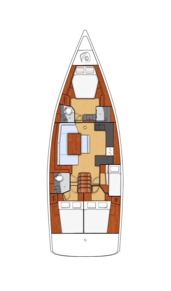 Pronájem Plachetnice v Split -Bénéteau Oceanis 48
