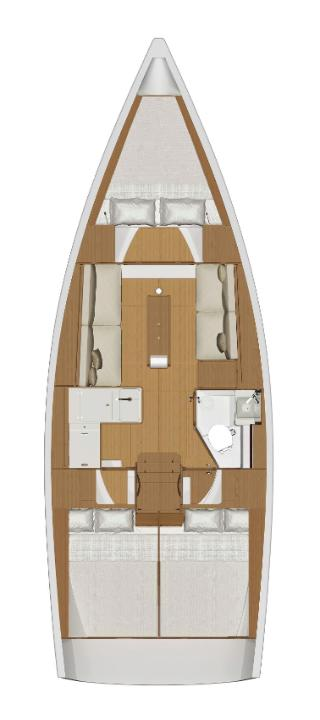 Dufour Dufour 360 Grand Large jednotlivci a charterové společnosti v Trogir