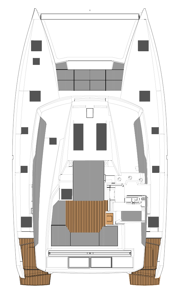 Pronájem Katamarán Fountaine Pajot s licencí