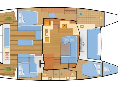 Pronájem Katamarán Fountaine Pajot s licencí