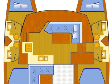 Pronájem jachty v Punat -Fountaine Pajot Lucia 40 na Samboatu