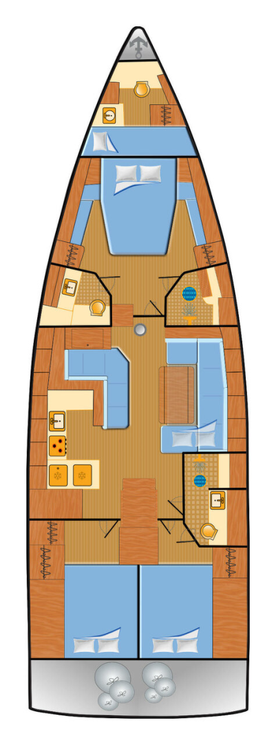 Pronájem lodi Bénéteau Oceanis 51.1 v Rogoznica na Samboatu