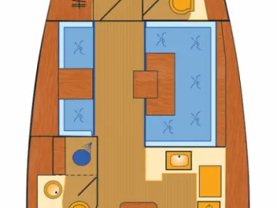Pronajmout si Jeanneau Sun Odyssey 419 v Rogoznica