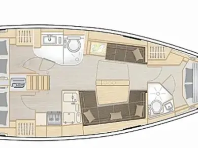 Pronajmout si Hanse Hanse 418 v Lefkáda