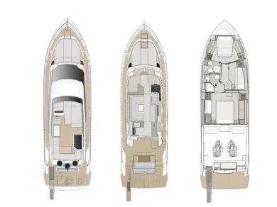 Pronájem Jachta v Podstrana -Ferretti Ferretti Yachts 500 - 3 + 1 cab
