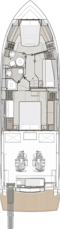 Pronájem lodi Ferretti Ferretti Yachts 500 v Podstrana na Samboatu