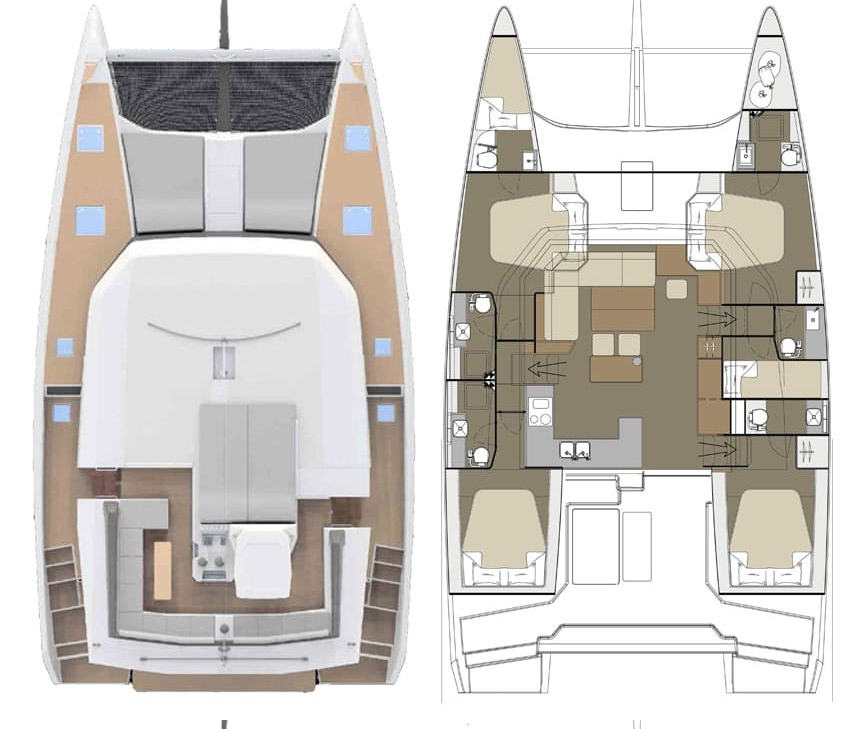 Pronájem lodi Dufour Dufour Catamarans 48 Sail v Primošten  na Samboatu