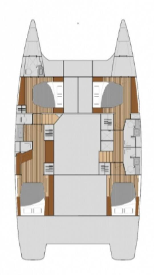 Pronájem Katamarán Fountaine Pajot s licencí