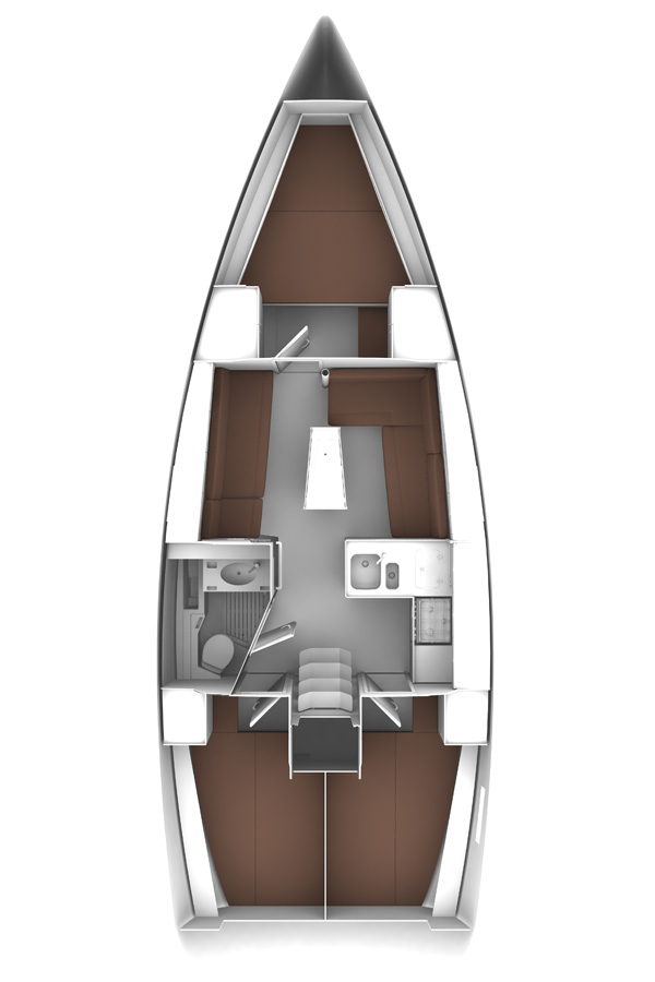 Pronájem jachty v Vrsar -Bavaria Cruiser 37 na Samboatu