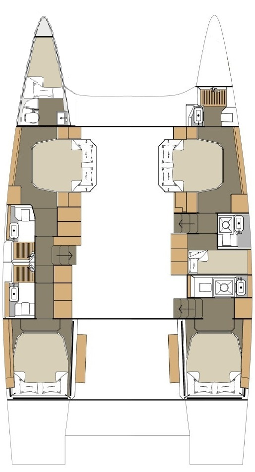 Pronájem jachty v Primošten  -Dufour Dufour Catamarans 48 Sail na Samboatu