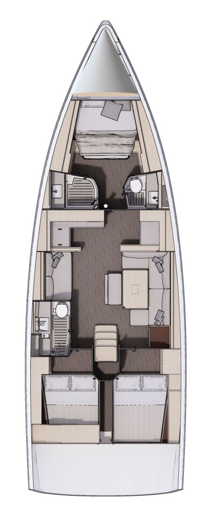 Pronájem lodi Trogir lákavé ceny Dufour 470