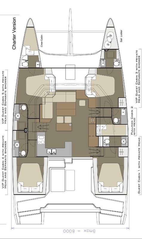 Pronájem Katamarán v Šibenik  -Dufour Dufour Catamarans 48 Sail