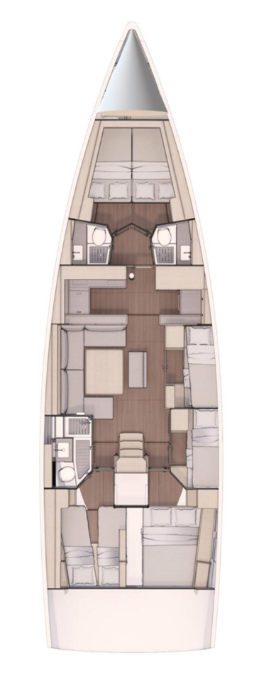 Pronajmout si Dufour Dufour 530 v Trogir