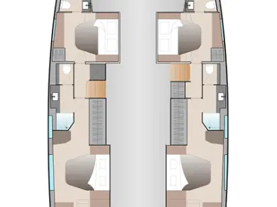 Pronajmout si Fountaine Pajot Aura 51 v Donji Seget
