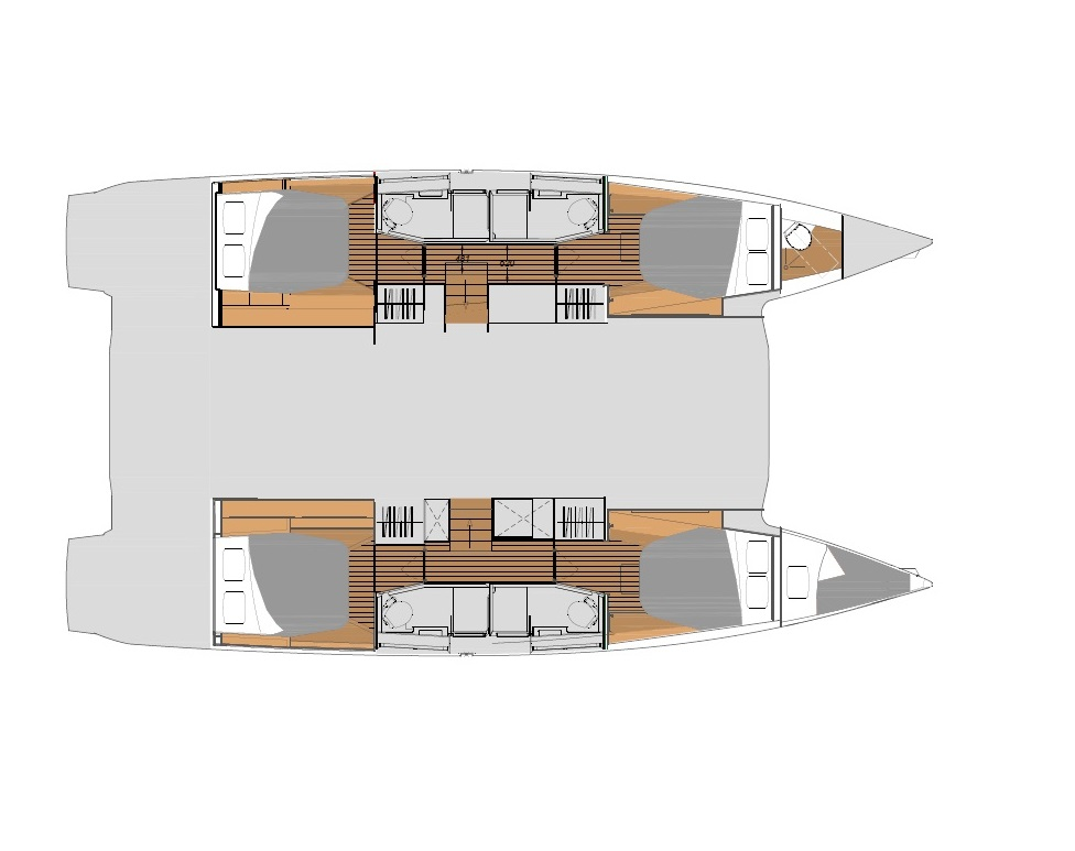 Pronajmout Katamarán se skipperem či ne Fountaine Pajot v Donji Seget
