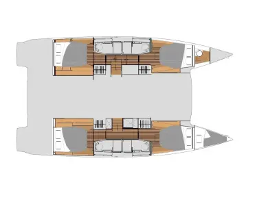 Pronajmout Katamarán se skipperem či ne Fountaine Pajot v Donji Seget
