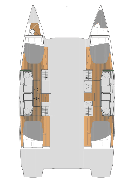 Pronájem Katamarán Fountaine Pajot s licencí