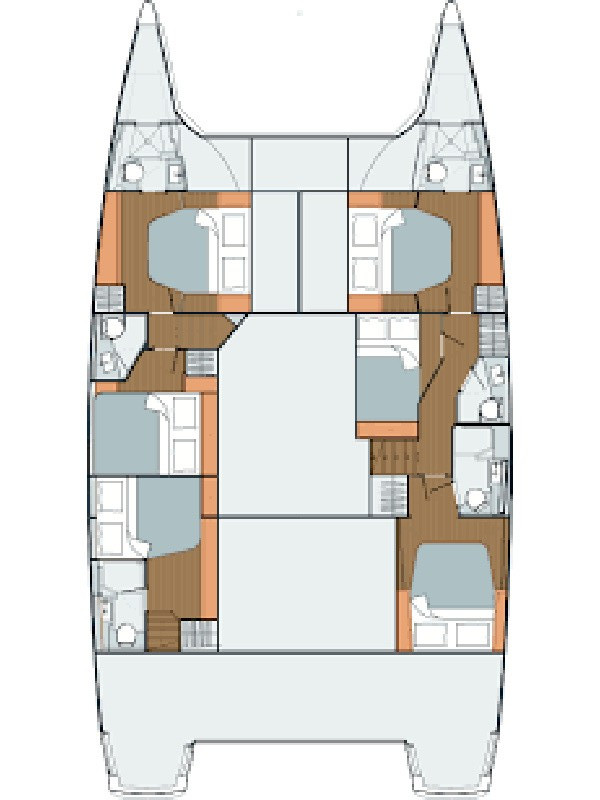 Pronajmout Katamarán se skipperem či ne Fountaine Pajot v Trogir