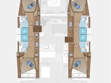 Pronájem lodi Lagoon Lagoon 46 v Trogir na Samboatu