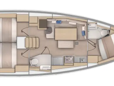 Pronájem lodi Bénéteau Oceanis 37.1 v Split na Samboatu