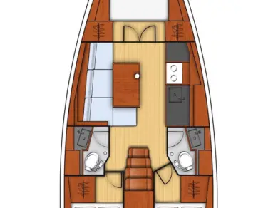 Pronájem Plachetnice v Komolac -Bénéteau Oceanis 38.1