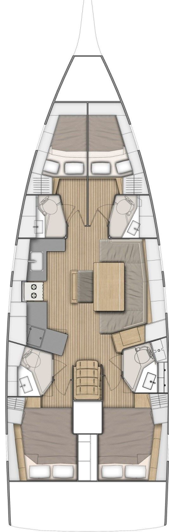 Pronájem jachty v Šibenik  -Bénéteau Oceanis 46.1 na Samboatu