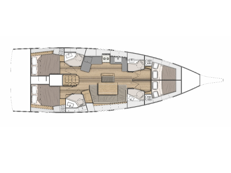 Bénéteau Oceanis 46.1 jednotlivci a charterové společnosti v Pomer