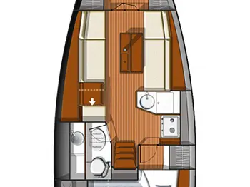 Pronajmout si Jeanneau Sun Odyssey 33i v Biograd Na Moru