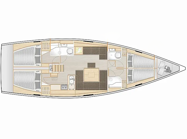 Pronájem lodi Hanse Hanse 458 v Lefkáda na Samboatu