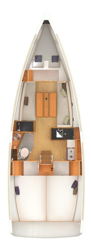 Pronájem lodi Jeanneau Sun Odyssey 349 v Lefkáda na Samboatu