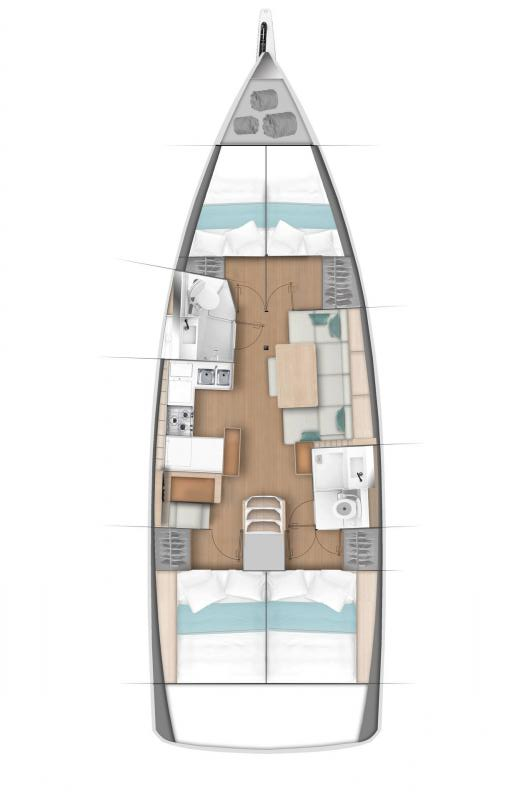 Jeanneau Sun Odyssey 440 jednotlivci a charterové společnosti v Fethiye