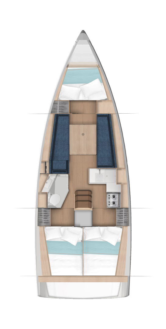 Pronájem lodi Komolac lákavé ceny Sun Odyssey 350