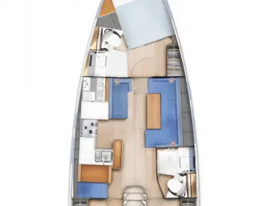 Pronájem lodi Komolac lákavé ceny Sun Odyssey 410